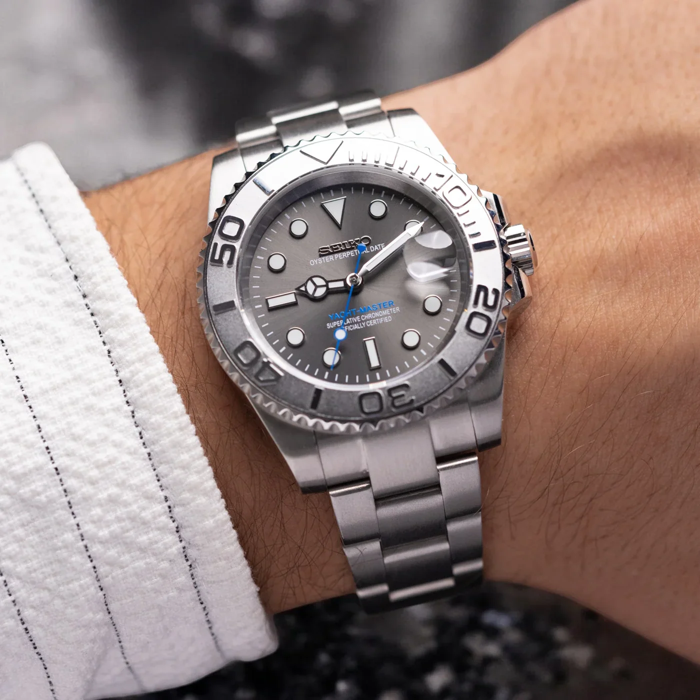 Seiko Mod Yacht | Dark Rhodium - Image 3