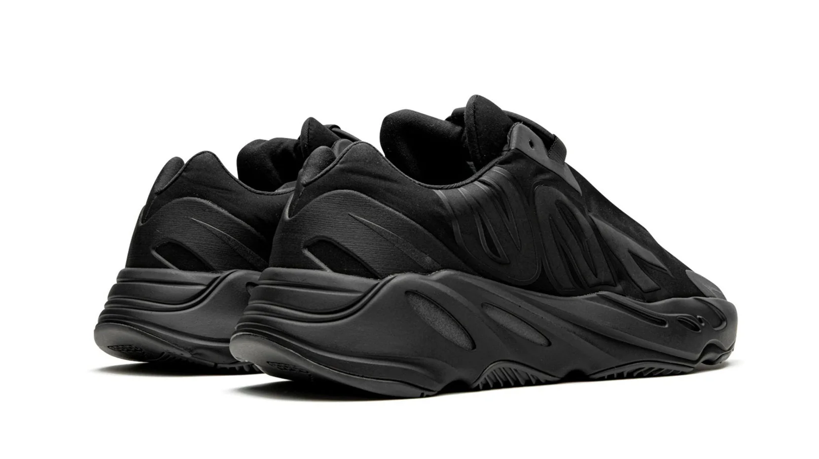 YZY Boost 700 Mnvn Triple Black Sneakers - Image 3