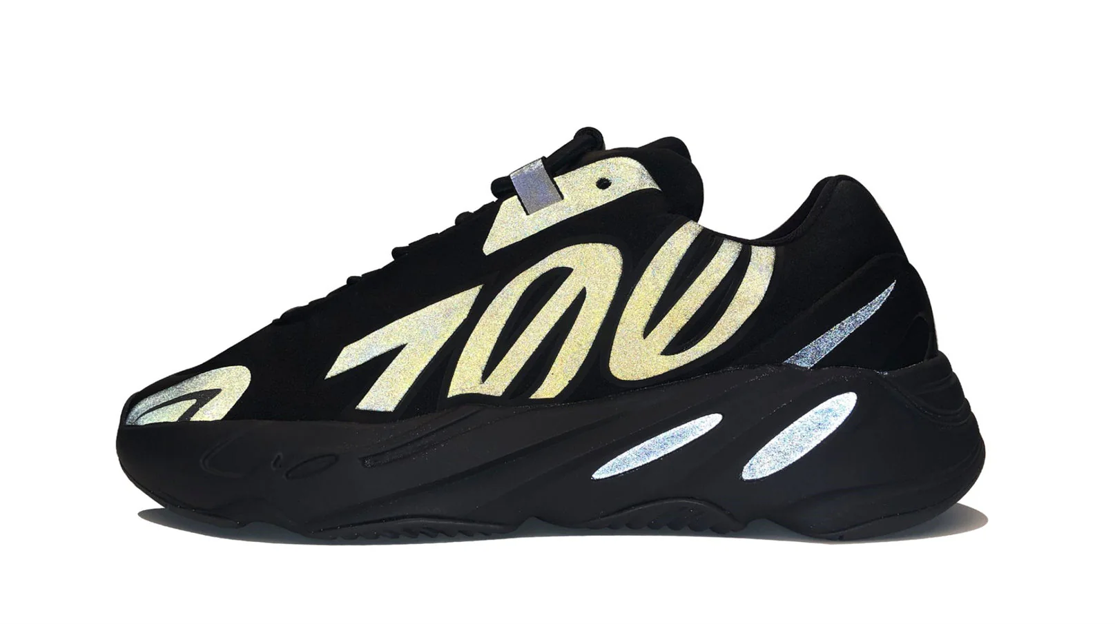 YZY Boost 700 Mnvn Triple Black Sneakers - Image 4