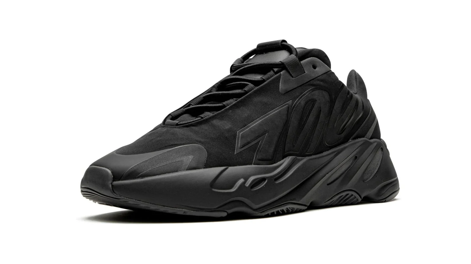 YZY Boost 700 Mnvn Triple Black Sneakers - Image 5