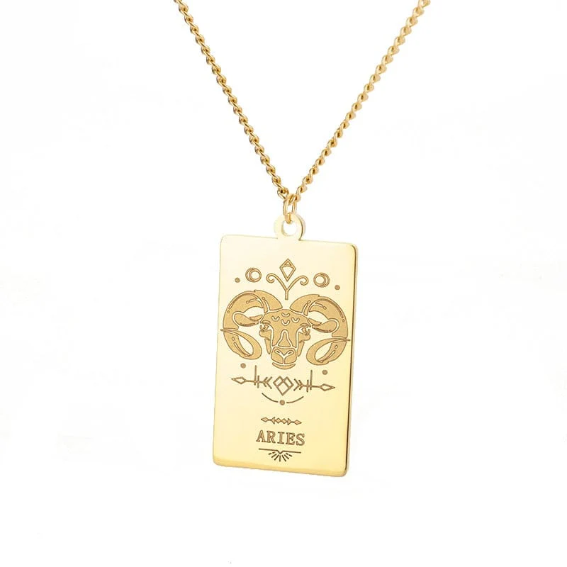 Zodiac Sign Pendant Chain - Image 10