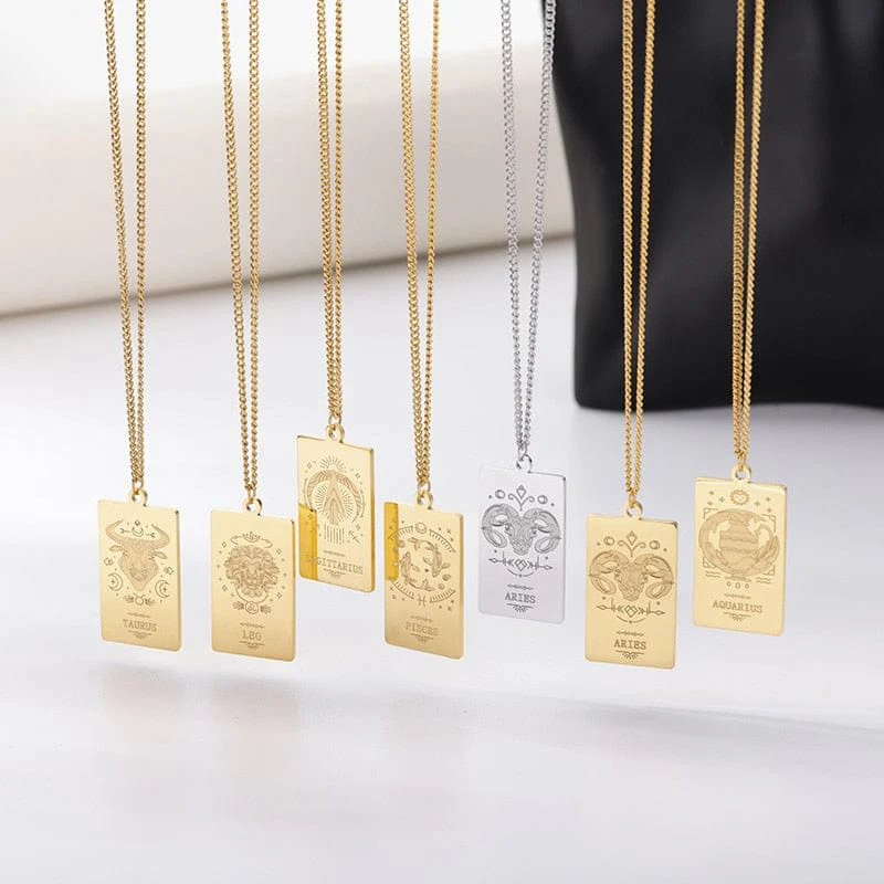 Zodiac Sign Pendant Chain - Image 35